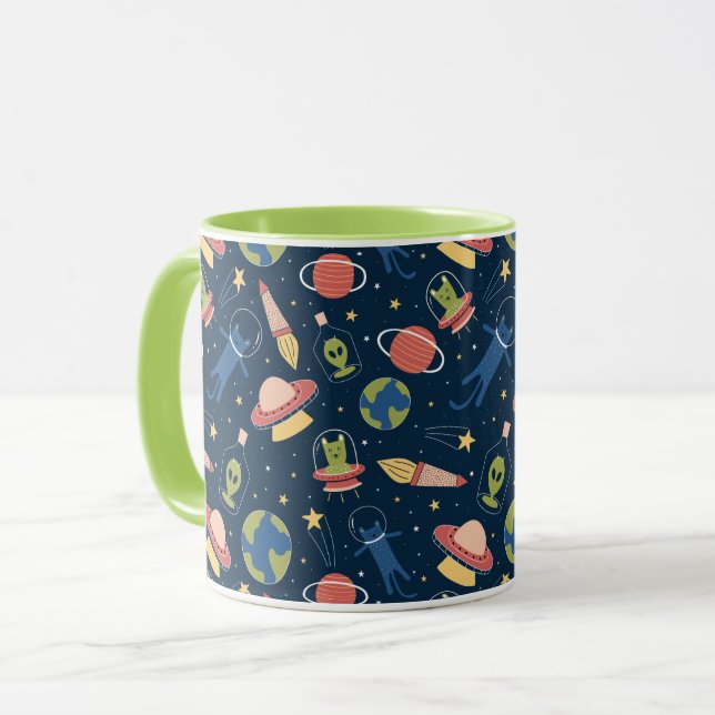 Mug Chats spatiaux (Devant gauche)