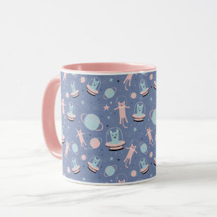 Mug Chats spatiaux mignons
