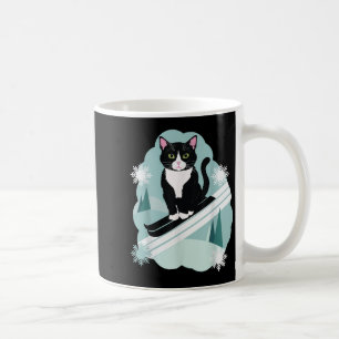 Mug Chats Tuxedo Et Ventilateurs De Ski Hiver De Neige