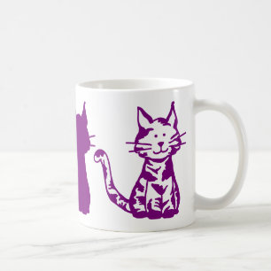 Mug Chats Violets