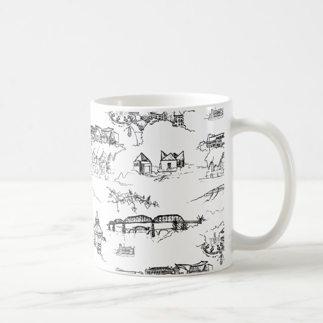 Mug Chattanooga Toile (Droite)