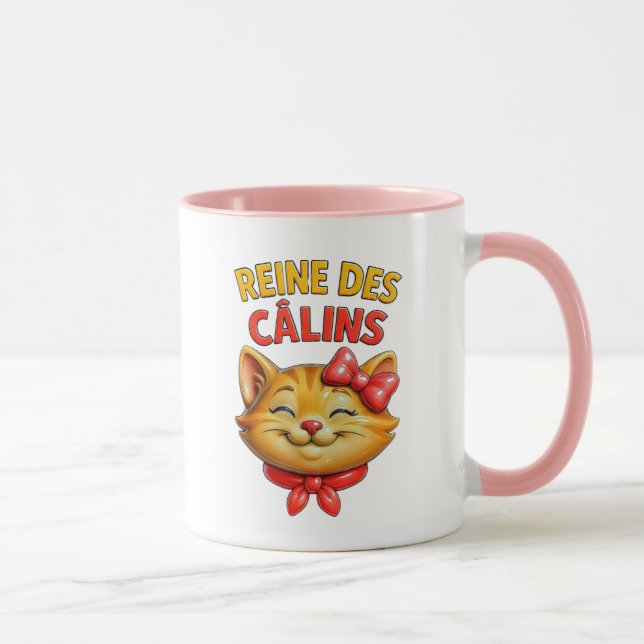 Mug Chatte douce câline (Droite)