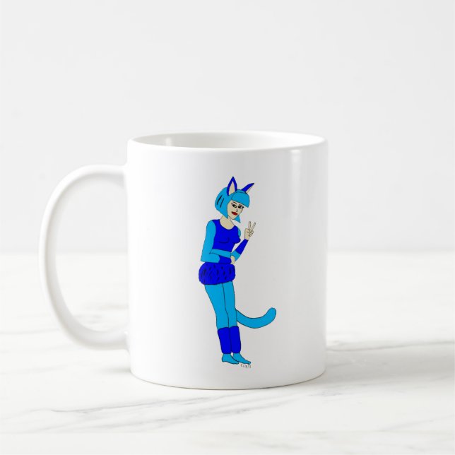 Mug chatte fille   (Gauche)