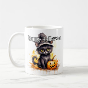 Mug Chatte noire   Joyeux Halloween