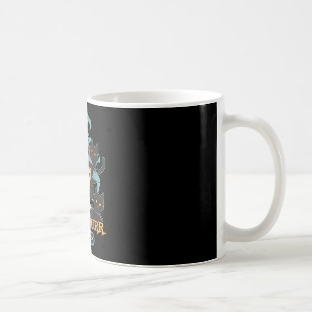 Mug Chatte sorcière mignonne rétro gothique hexadécima (Droite)