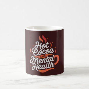 Mug Chaud cacao et santé mentale Musique personnalisée