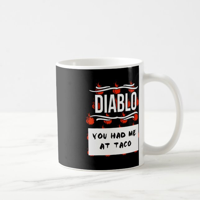 Mug CHAUD SAUCES Groupe Halloween DIABLO SAUCE Vous M' (Droite)