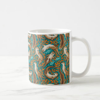 Mug Chaudes de natation en Turquoise et orange