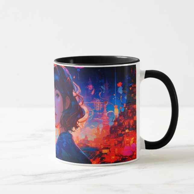 Mug chaudière classique de style artisanat de papier (Droite)