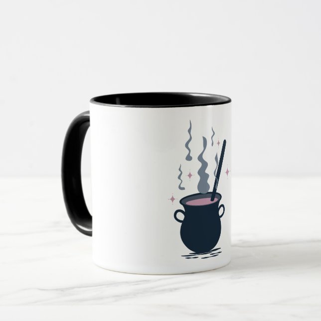 Mug Chaudière magique d'Halloween ensorcelante (Devant gauche)
