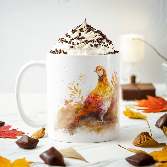 Mug Chauffage d'aquarelle - (Créateur téléchargé)