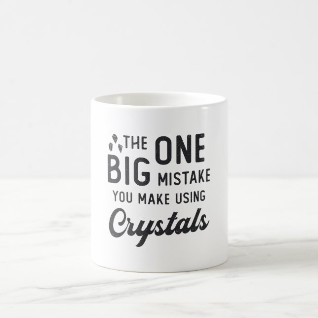 Mug Chauffage de cristal que vous faites à l'aide de c (Centre)