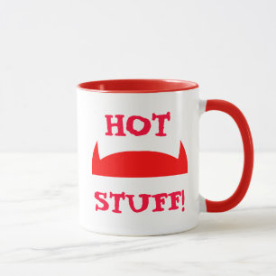 Mug Chauffage Red Devil Horns Dames