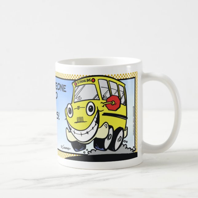 Mug Chauffeur d'autobus scolaire (Droite)