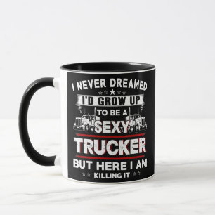 Mug Chauffeur de camion amusant pour camionneur femmes