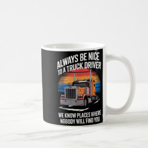 Mug Chauffeur De Camion Art Pour Hommes Papa Femmes Ca