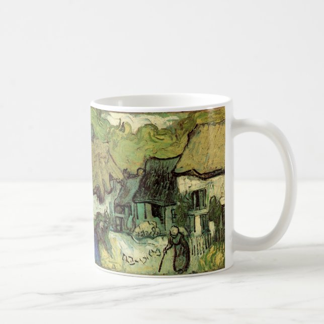 Mug Chaumières à Jorgus par Vincent van Gogh (Droite)