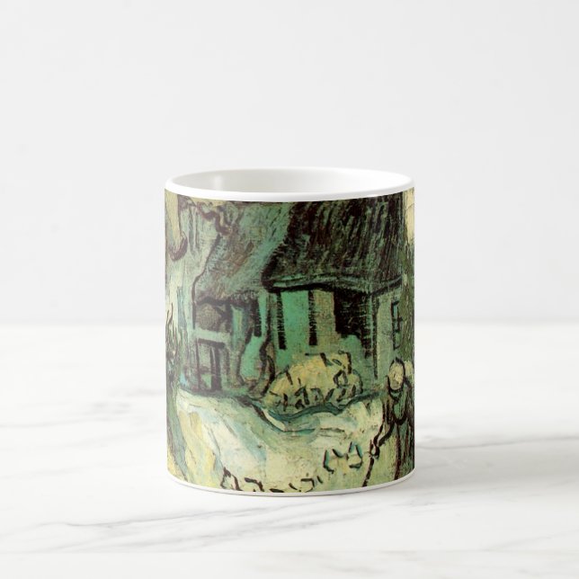 Mug Chaumières à Jorgus par Vincent van Gogh (Centre)