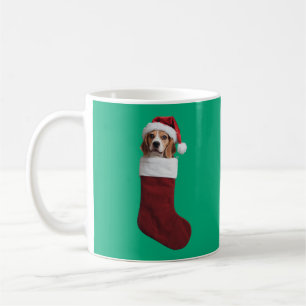 Mug Chaussette de Noël Beagle