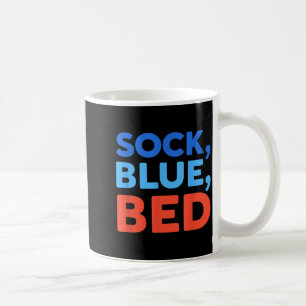Mug Chaussette Lit Bleu Mème Drôle