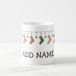 Mug Chaussettes de Noël Chaussures saisonnières ajoute