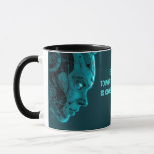 Mug Chaussettes d'équipage de tête robotique CYBORG