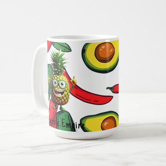 Mug Chaussettes d'équipage El PinCho - Ananas Empire (Devant gauche)