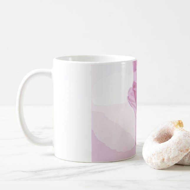 Mug Chaussons de ballet Danseuse Ballerina Chaussures  (Avec donut)