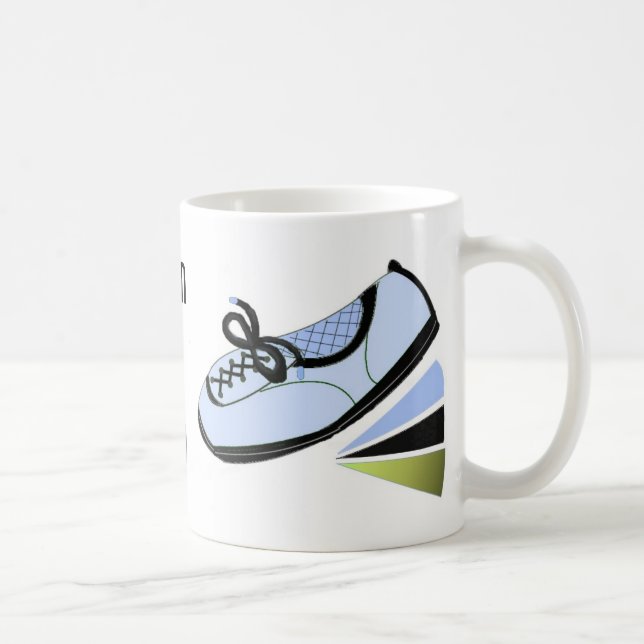 Mug Chaussure de course - Née pour courir (Droite)