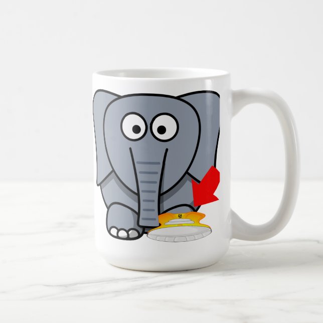 Mug Chaussure d'éléphant je t'aime (Droite)