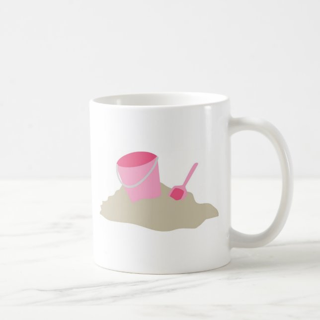 Mug Chaussure rose et seau (Droite)