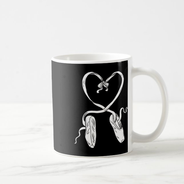 Mug Chaussures Byllet Danseur Byllet Cœur Saint-Valent (Droite)