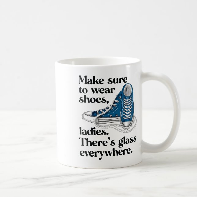 Mug Chaussures Dames Il y a Gl Partout Baskets Perles (Droite)