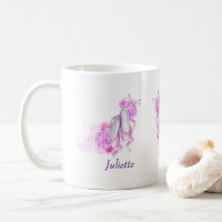 Chaussures de Ballet en Aquarelle rose personnalis