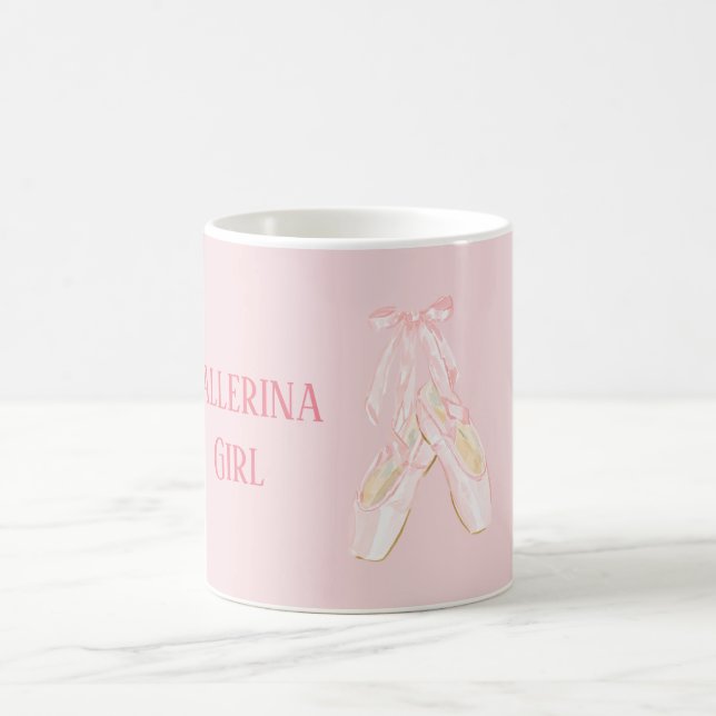 Mug Chaussures de ballet rose poudré (Centre)