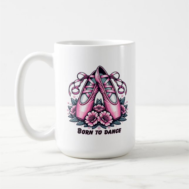 Mug Chaussures de ballet roses (Gauche)