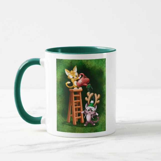 Mug CHAUSSURES DE CERVEAUX par Jeff Willis Art (Gauche)