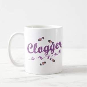 Mug Chaussures de danseurs de Clogger obstruant le