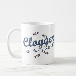 Mug Chaussures de danseurs de Clogger obstruant le