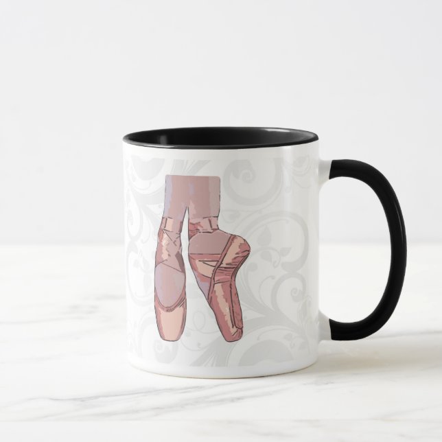 Mug Chaussures d'orteil de pantoufles de ballet (Droite)