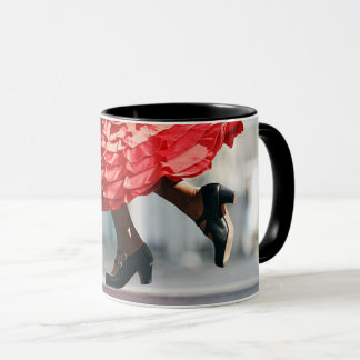 Mug Chaussures flamenco dynamiques de danseuse