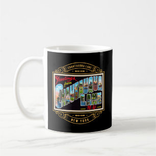 Mug Chautauqua Lake New York Ny Grande Lettre Carte po