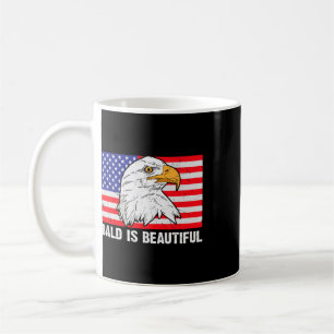 Mug Chauve Est Beau 4 Juillet Jour De L'Indépendance B