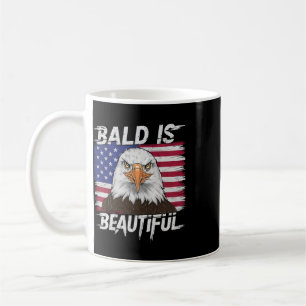 Mug Chauve Est Beau Patriote Hommes Femmes Drôle Chauv