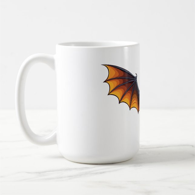Mug chauve-souris de Halloween en vol (Gauche)