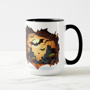 Mug Chauve-souris d'Halloween sortant