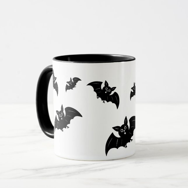Mug Chauve-souris noire (Devant gauche)