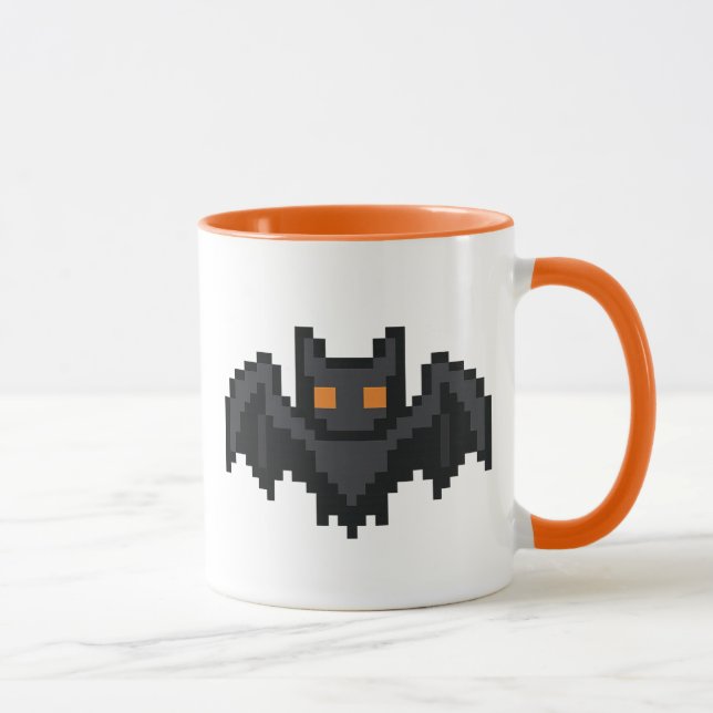 Mug Chauve-souris Rétro 8 bits (Droite)