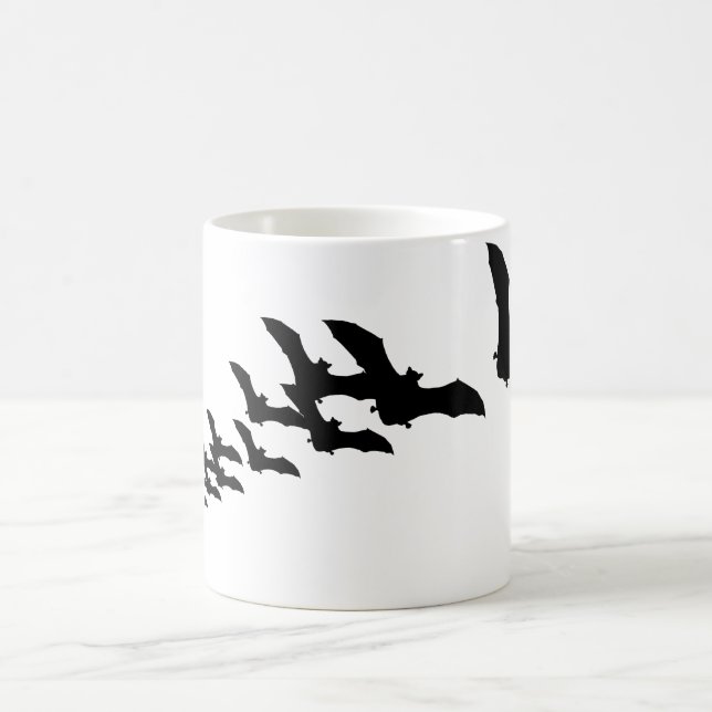 Mug Chauve-souris vintage d'Halloween (Centre)