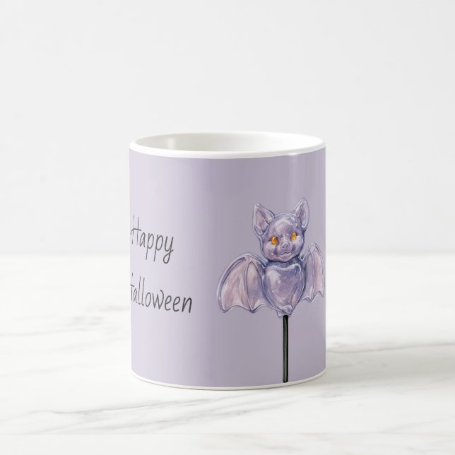 Mug Chauve-souris violette Halloween (Centre)